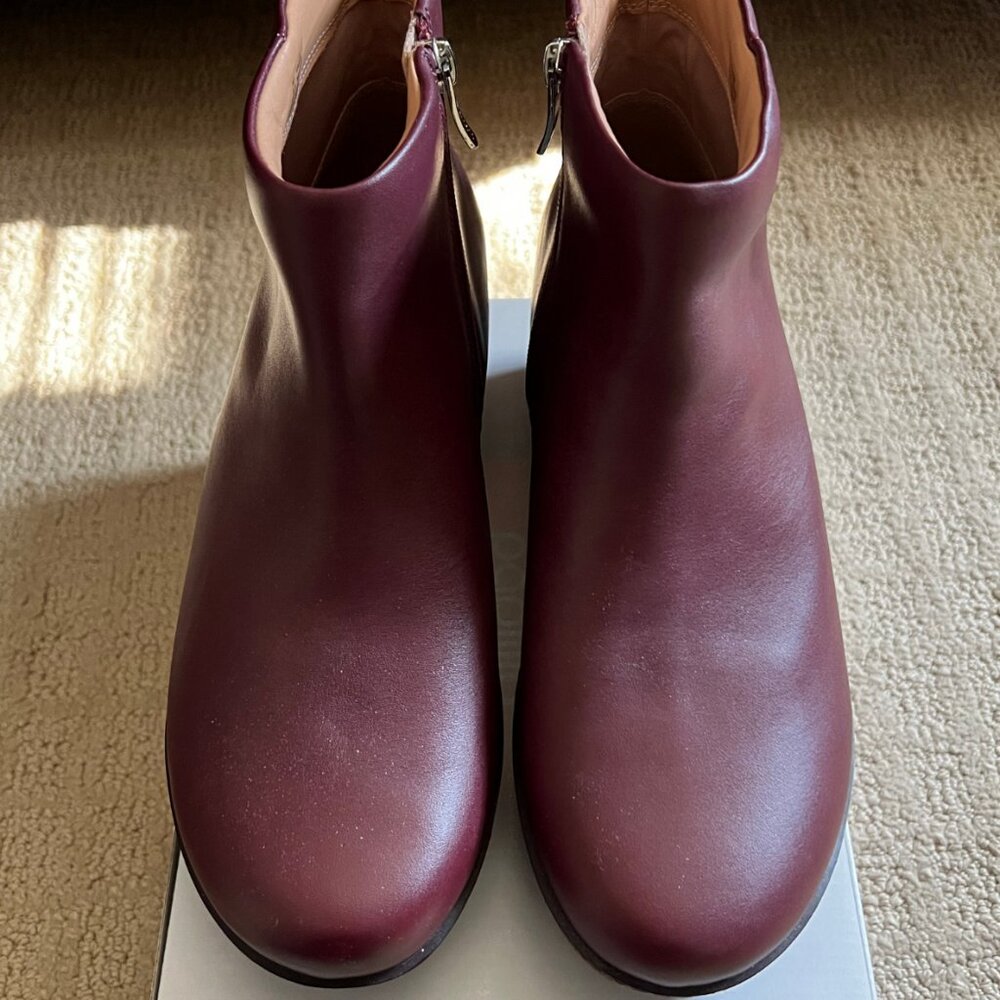 Fitflop Pilar Leather Platform Boots in Red (42/10)